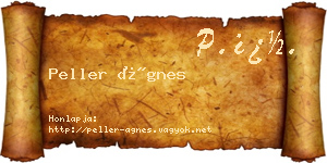 Peller Ágnes névjegykártya
